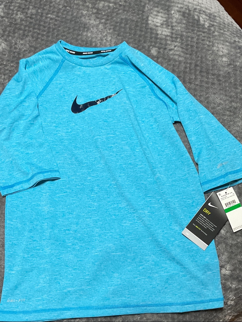 Nike Turquoise Heather Dri-FIT Athletic Tee